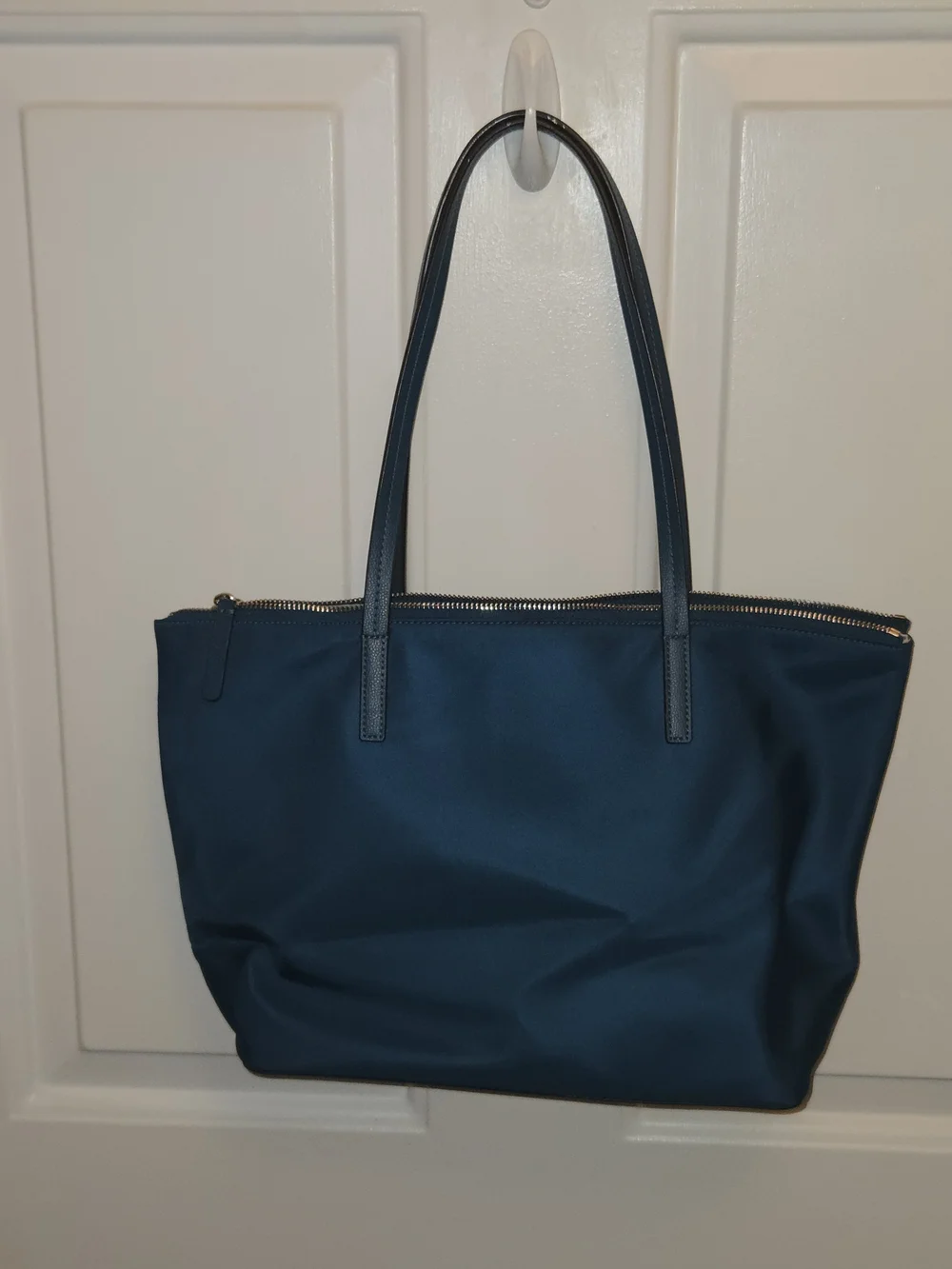 kate spade Teal Shoulder Tote - Vinyl